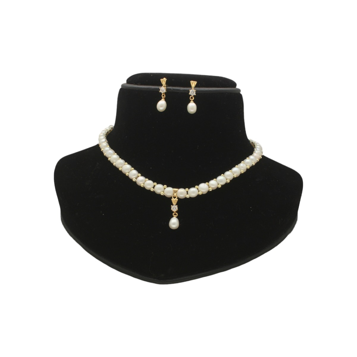 Jabi 1 Line Pearl Necklace | Classic Elegance & Sophistication