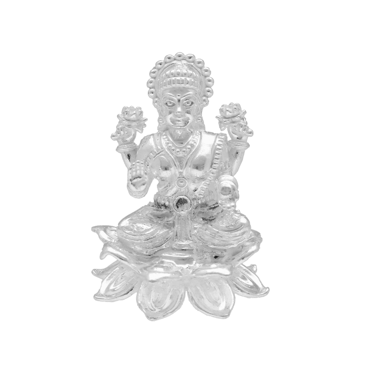 24 Grams Silver Laxmi Devi Idol – Jagdamba Pearls